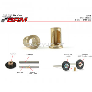 Adattatore da Assale 3mm ad Assale 3/32