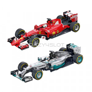 Duo Pack F1 Ferrari Vettel vs. Mercedes Hamilton