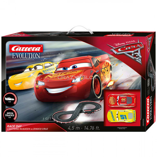Pista Elettrica Carrera Evolution Disney Pixar Cars 3 Take Off