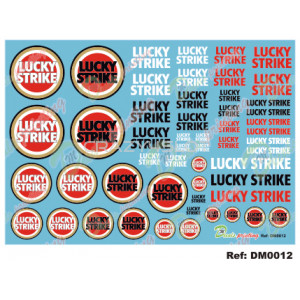 Decals Sponsor Lucky Stryke