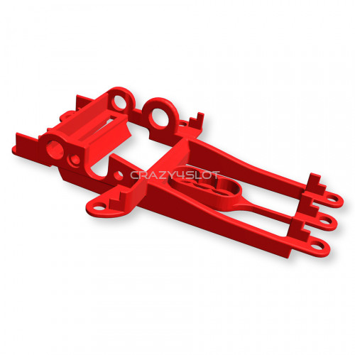 Supporto Motore Sw Extra Hard Rosso Offset 1mm NSR Hypercar Supporto Motore Sw Extra Hard Rosso Offset 1mm NSR Hypercar