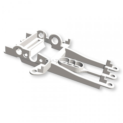 Supporto Motore Sw Hard Bianco Offset 1mm NSR Hypercar Supporto Motore Sw Hard Bianco Offset 1mm NSR Hypercar