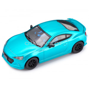 Subaru BRZ Cyan con Luci Anteriori