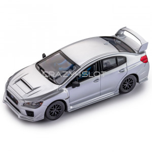 Subaru WRX STI Silver con Luci Anteriori Subaru WRX STI Silver con Luci Anteriori