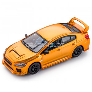 Subaru WRX STI Orange con Luci Anteriori Subaru WRX STI Orange con Luci Anteriori