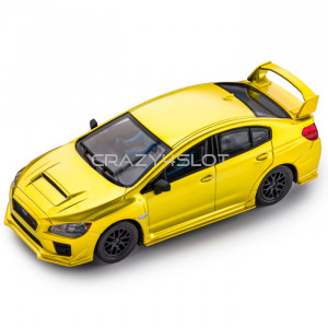 Subaru WRX STI Yellow con Luci Anteriori Subaru WRX STI Yellow con Luci Anteriori