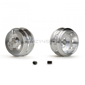 Cerchi in Alluminio Forati da 17.3x9.75mm a Mozzo Corto