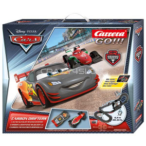 Pista Elettrica Carrera GO Disney Pixar Cars® Carbon Drifters