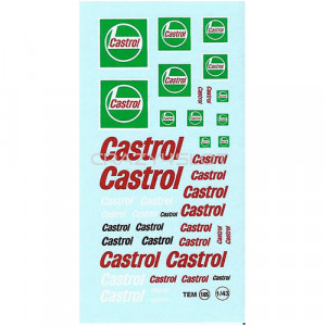 Decals ad acqua Castrol 2000 1:43