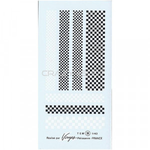 Decals ad acqua Damier 1:43