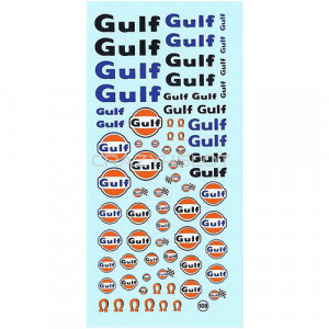 Decals ad acqua Gulf 1:43