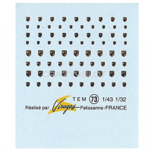 Decals ad acqua Porsche 1:43