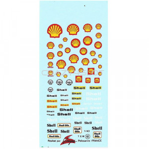 Decals ad acqua Shell 1:43