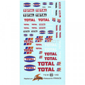 Decals ad acqua Total 1:43